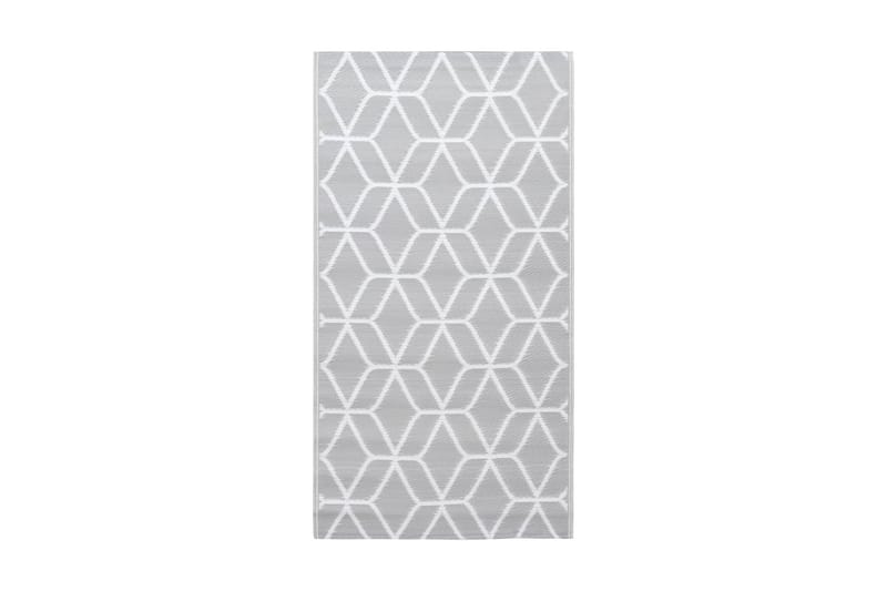 Uteteppe grå 120x180 cm PP - Utendørs tepper - Balkongmatte & terassmatte