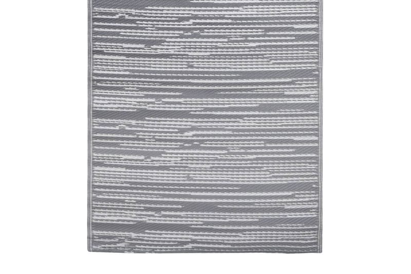 Uteteppe grå 160x230 cm PP - Utendørs tepper - Balkongmatte & terassmatte