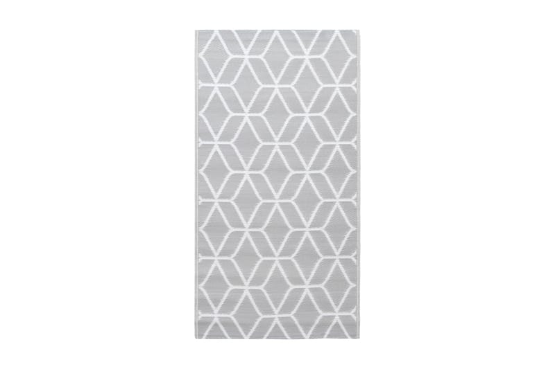 Uteteppe grå 190x290 cm PP - Balkongmatte & terassmatte - Utendørs tepper
