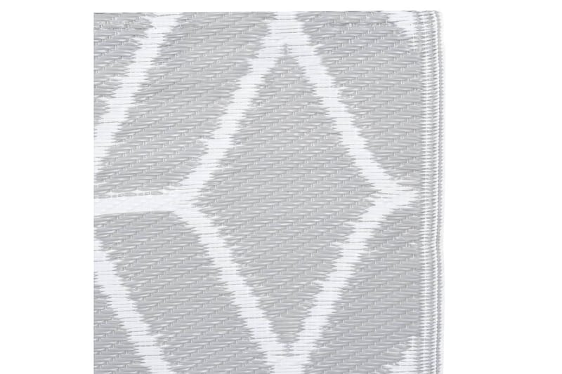 Uteteppe grå 190x290 cm PP - Utendørs tepper - Balkongmatte & terassmatte