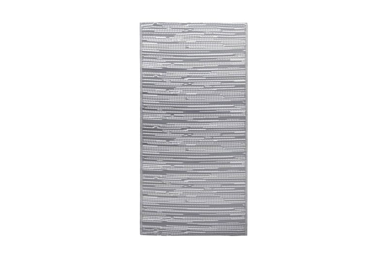 Uteteppe grå 190x290 cm PP - Balkongmatte & terassmatte - Utendørs tepper