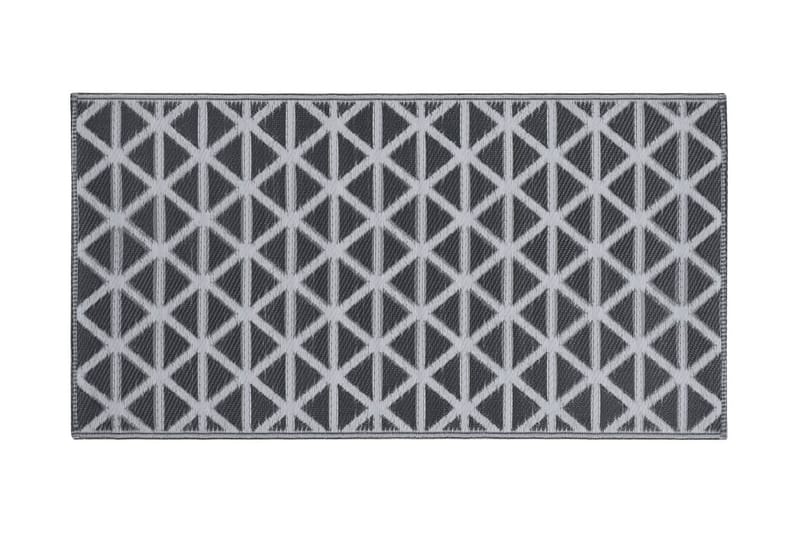 Uteteppe svart 160x230 cm PP - Utendørs tepper - Balkongmatte & terassmatte