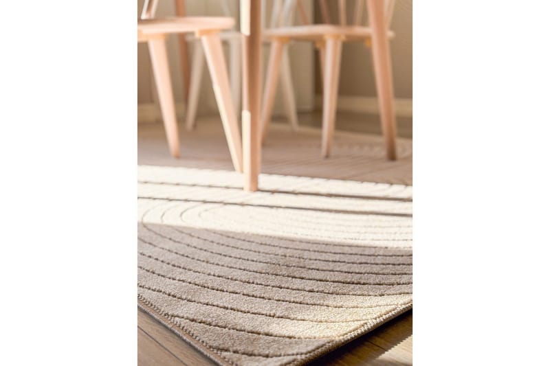 Utomhusmatta KM Home Linnebeige 160x230 cm - Tekstiler & tepper - Teppe & matte - Utendørs tepper
