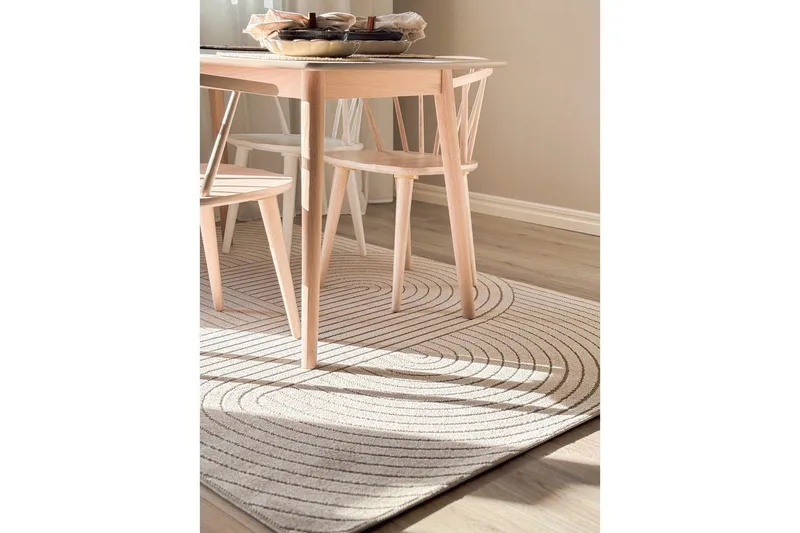 Utomhusmatta KM Home Linnebeige 160x230 cm - Tekstiler & tepper - Teppe & matte - Utendørs tepper