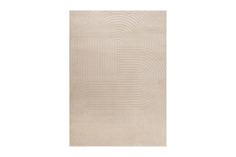 Utomhusmatta KM Home Linnebeige 160x230 cm - Tekstiler & tepper - Teppe & matte - Utendørs tepper