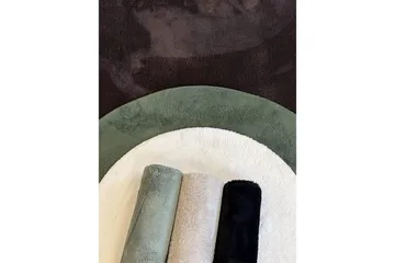 Vaskbart teppe Soft Rund - 200x200 cm, Sjokolade - Tekstiler & tepper - Teppe & matte - Utendørs tepper - Plasttepper