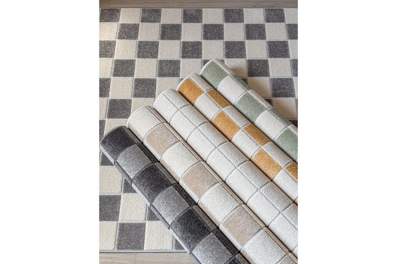 Wiltonteppe Hawaii Chess 200x200 cm, Krem - 200x200 cm, Krem - Tekstiler & tepper - Teppe & matte - Utendørs tepper