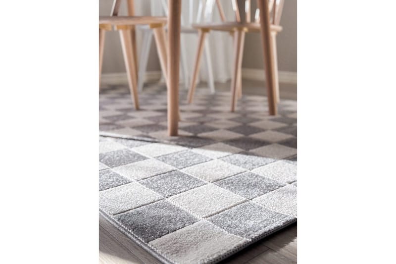 Wiltonteppe Hawaii Chess 240x240 cm, Grå - 240x240 cm, Grå - Tekstiler & tepper - Teppe & matte - Utendørs tepper