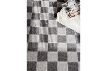 Wiltonteppe Hawaii Chess 240x240 cm, Grafitt - 240x240 cm, Grafitt - Tekstiler & tepper - Teppe & matte - Utendørs tepper