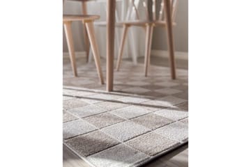 Wiltonteppe Hawaii Chess 240x240 cm, Lin, Linne - 240x240 cm, Lin, Linne - Tekstiler & tepper - Teppe & matte - Utendørs tepper