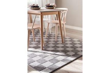 Wiltonteppe Hawaii Chess 240x340 cm, Grafitt - 240x340 cm, Grafitt - Tekstiler & tepper - Teppe & matte - Utendørs tepper