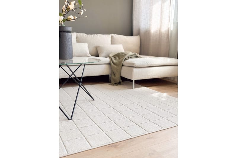 Wiltonteppe Hawaii Chess 240x340 cm, Krem - 240x340 cm, Krem - Tekstiler & tepper - Teppe & matte - Utendørs tepper