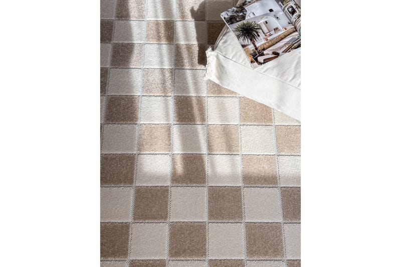 Wiltonteppe Hawaii Chess 240x340 cm, Lin, Linne - 240x340 cm, Lin, Linne - Tekstiler & tepper - Teppe & matte - Utendørs tepper
