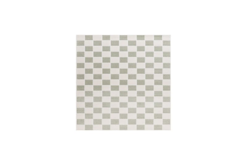 Wiltonteppe Hawaii Chess 280x280 cm, Grønn - 280x280 cm, Grønn - Tekstiler & tepper - Teppe & matte - Utendørs tepper