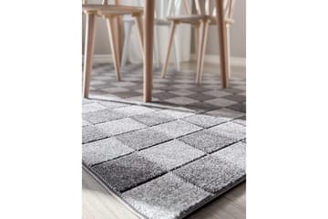 Wiltonteppe Hawaii Chess 280x280 cm, Grafitt - 280x280 cm, Grafitt - Tekstiler & tepper - Teppe & matte - Utendørs tepper