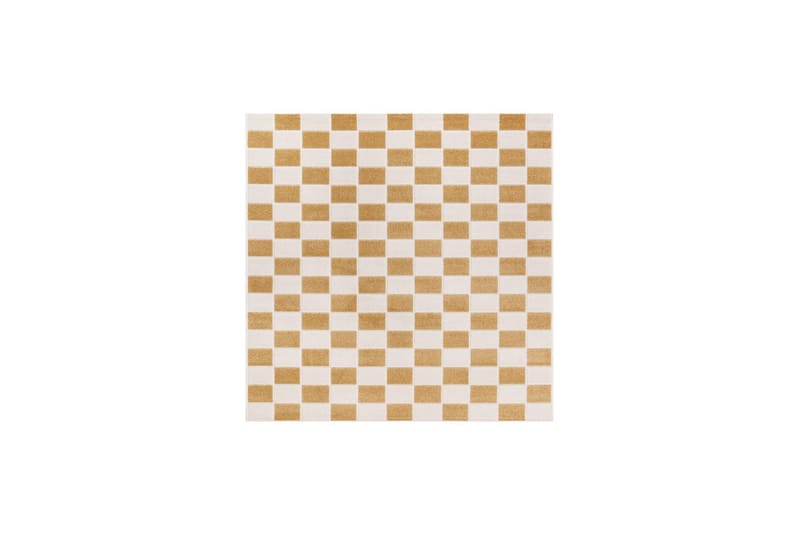 Wiltonteppe Hawaii Chess 280x280 cm, Gul - 280x280 cm, Gul - Tekstiler & tepper - Teppe & matte - Utendørs tepper