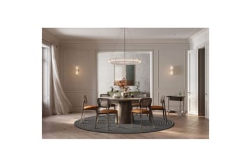 Wiltonteppe Hawaii Circle 200x200 cm, Grafitt - 200x200 cm, Grafitt - Tekstiler & tepper - Teppe & matte - Utendørs tepper