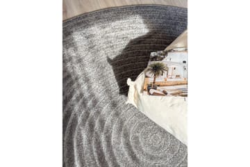 Wiltonteppe Hawaii Circle 200x200 cm, Grafitt - 200x200 cm, Grafitt - Tekstiler & tepper - Teppe & matte - Utendørs tepper