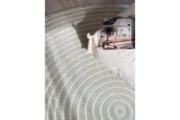 Wiltonteppe Hawaii Circle 240x240 cm, Grønn - 240x240 cm, Grønn - Tekstiler & tepper - Teppe & matte - Utendørs tepper
