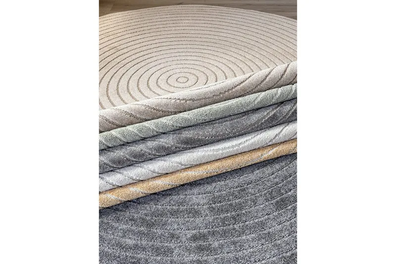 Wiltonteppe Hawaii Circle 240x240 cm, Krem - 240x240 cm, Krem - Tekstiler & tepper - Teppe & matte - Utendørs tepper