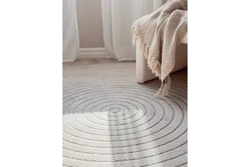 Wiltonteppe Hawaii Circle 240x240 cm, Lin, Linne - 240x240 cm, Lin, Linne - Tekstiler & tepper - Teppe & matte - Utendørs tepper