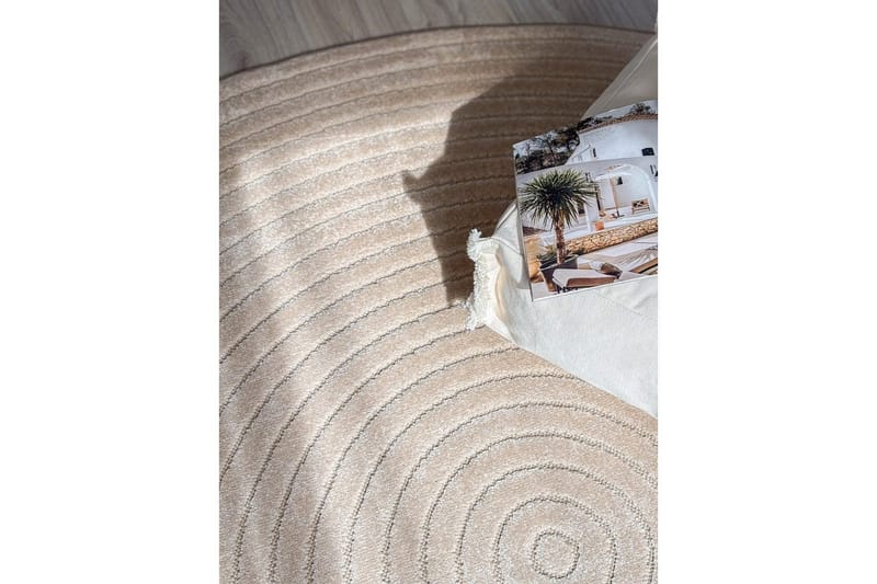 Wiltonteppe Hawaii Circle 240x240 cm, Lin, Linne - 240x240 cm, Lin, Linne - Tekstiler & tepper - Teppe & matte - Utendørs tepper