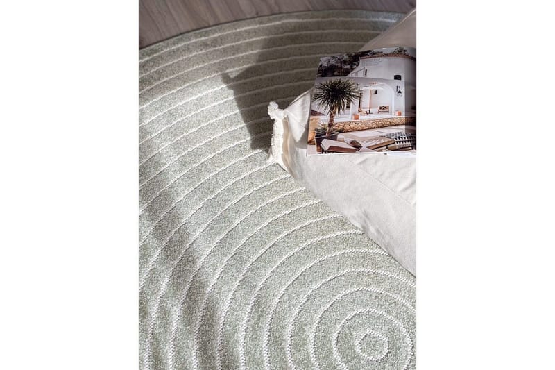 Wiltonteppe Hawaii Circle 280x280 cm, Grønn - 280x280 cm, Grønn - Tekstiler & tepper - Teppe & matte - Utendørs tepper