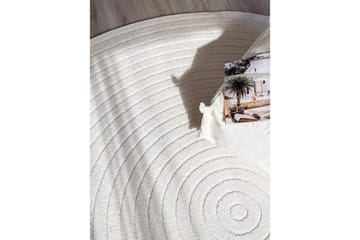 Wiltonteppe Hawaii Circle 280x280 cm, Krem - 280x280 cm, Krem - Tekstiler & tepper - Teppe & matte - Utendørs tepper