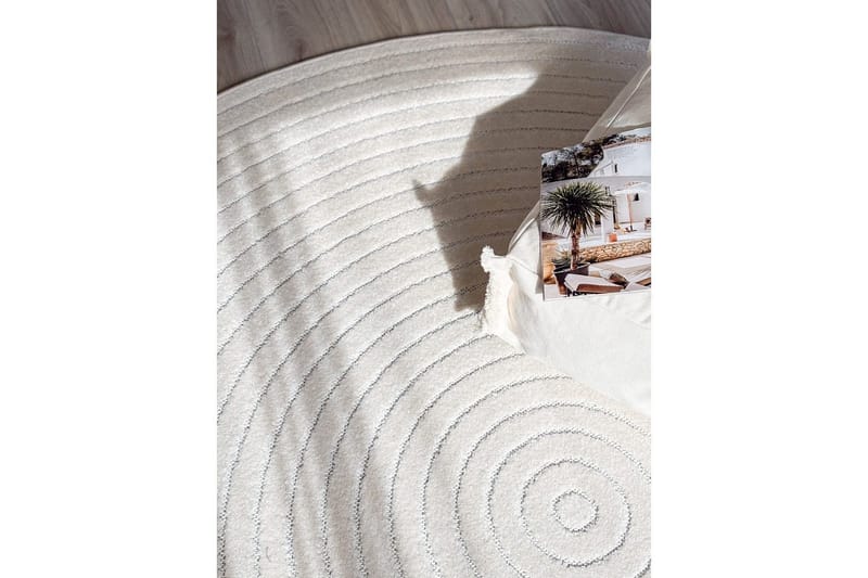 Wiltonteppe Hawaii Circle 280x280 cm, Krem - 280x280 cm, Krem - Tekstiler & tepper - Teppe & matte - Utendørs tepper