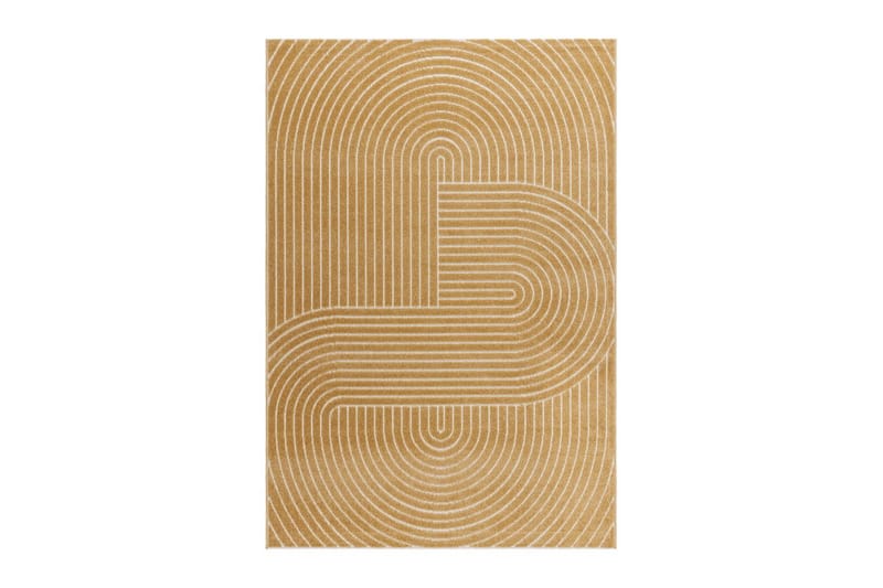 Wiltonteppe Hawaii Shape 160x230 cm, Gul, 160x230 cm, Gul