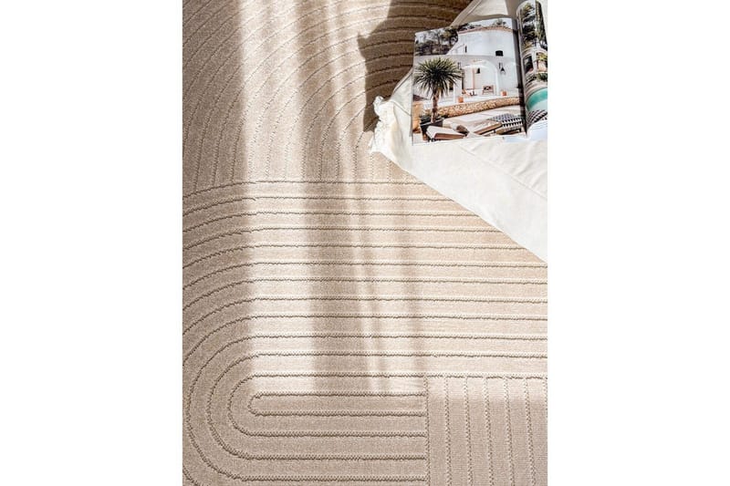 Wiltonteppe Hawaii Shape 200x200 cm, Lin, Linne - 200x200 cm, Lin, Linne - Tekstiler & tepper - Teppe & matte - Utendørs tepper