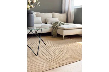 Wiltonteppe Hawaii Shape 200x290 cm, Gul - 200x290 cm, Gul - Tekstiler & tepper - Teppe & matte - Utendørs tepper