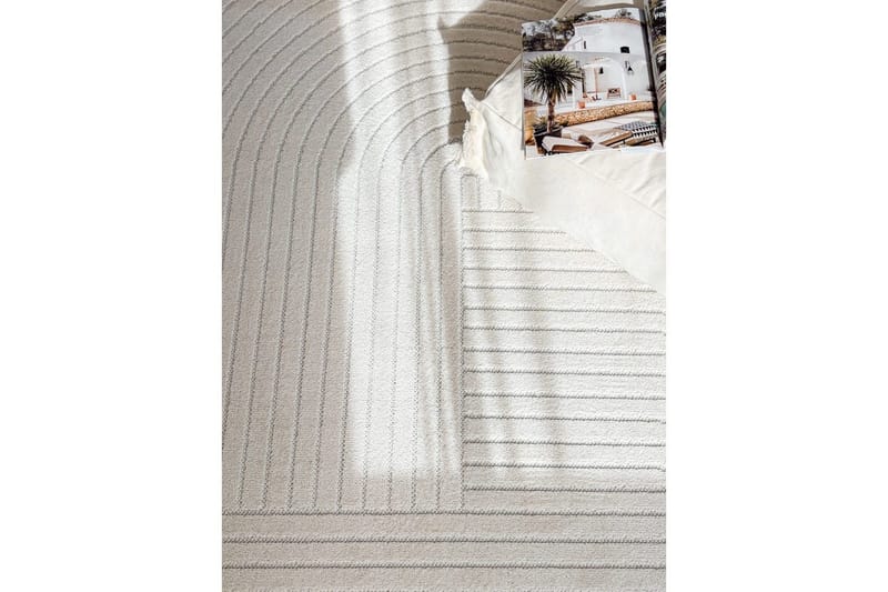 Wiltonteppe Hawaii Shape 200x290 cm, Krem - 200x290 cm, Krem - Tekstiler & tepper - Teppe & matte - Utendørs tepper