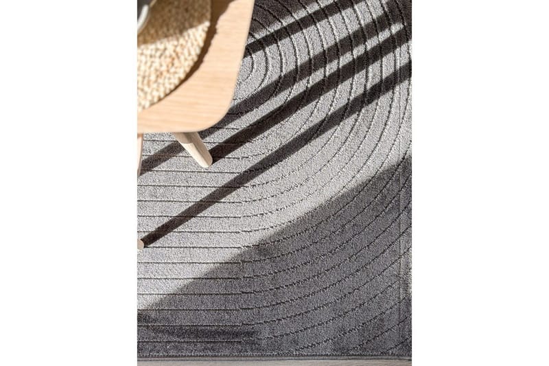 Wiltonteppe Hawaii Shape 240x240 cm, Grafitt - 240x240 cm, Grafitt - Tekstiler & tepper - Teppe & matte - Utendørs tepper