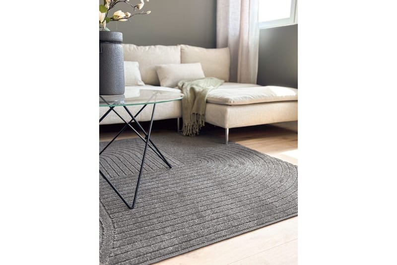 Wiltonteppe Hawaii Shape 240x340 cm, Grafitt - 240x340 cm, Grafitt - Tekstiler & tepper - Teppe & matte - Utendørs tepper