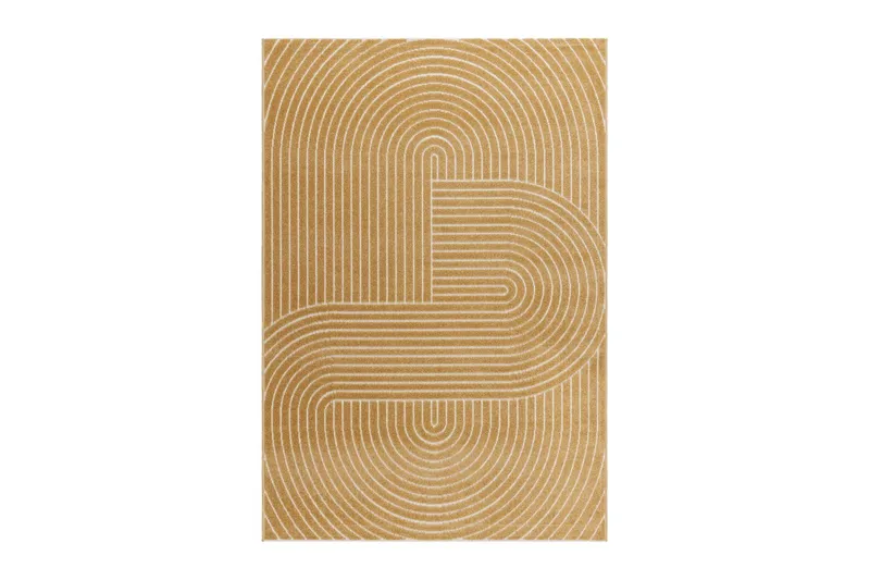 Wiltonteppe Hawaii Shape 240x340 cm, Gul, 240x340 cm, Gul