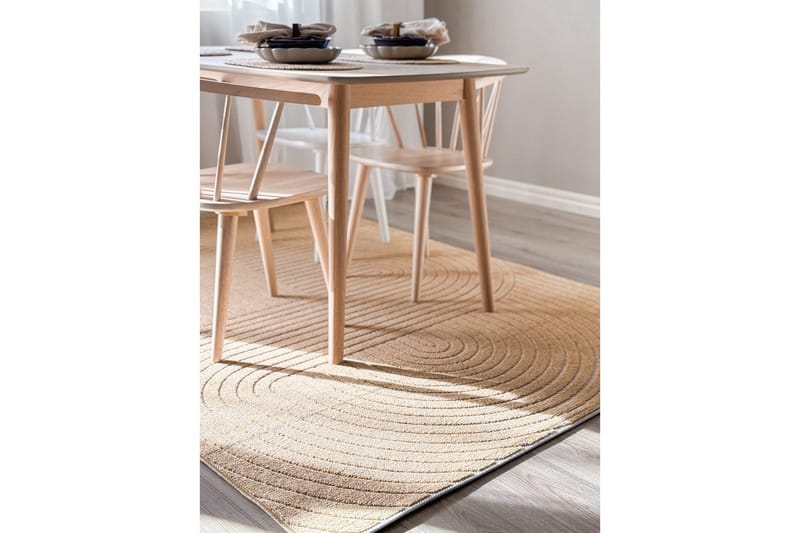 Wiltonteppe Hawaii Shape 240x340 cm, Gul - 240x340 cm, Gul - Tekstiler & tepper - Teppe & matte - Utendørs tepper