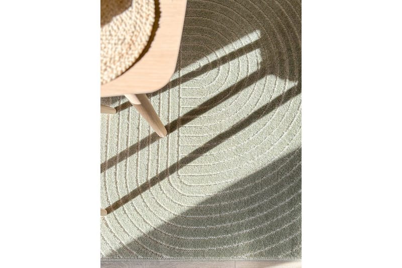 Wiltonteppe Hawaii Shape 280x280 cm, Grønn - 280x280 cm, Grønn - Tekstiler & tepper - Teppe & matte - Utendørs tepper