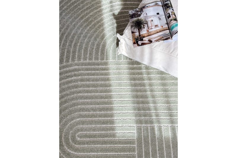 Wiltonteppe Hawaii Shape 280x280 cm, Grønn - 280x280 cm, Grønn - Tekstiler & tepper - Teppe & matte - Utendørs tepper