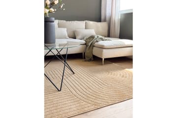 Wiltonteppe Hawaii Shape 280x280 cm, Gul - 280x280 cm, Gul - Tekstiler & tepper - Teppe & matte - Utendørs tepper