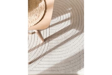 Wiltonteppe Hawaii Shape 280x280 cm, Krem - 280x280 cm, Krem - Tekstiler & tepper - Teppe & matte - Utendørs tepper