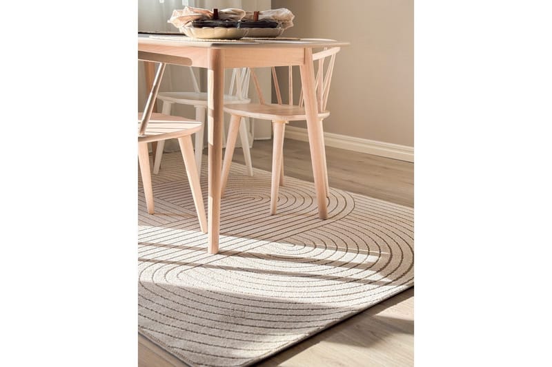 Wiltonteppe Hawaii Shape 280x280 cm, Lin, Linne - 280x280 cm, Lin, Linne - Tekstiler & tepper - Teppe & matte - Utendørs tepper