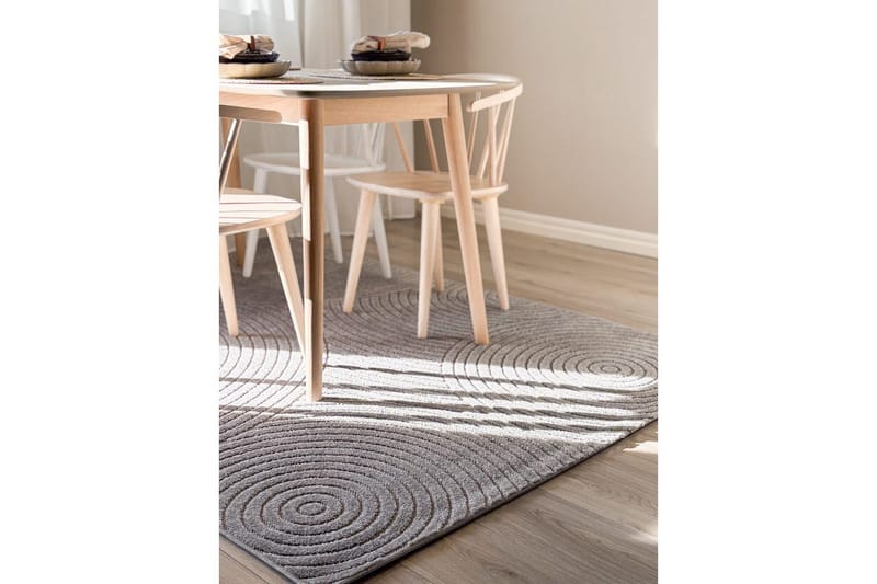 Wiltonteppe Hawaii Trend 240x240 cm, Grå - 240x240 cm, Grå - Tekstiler & tepper - Teppe & matte - Utendørs tepper