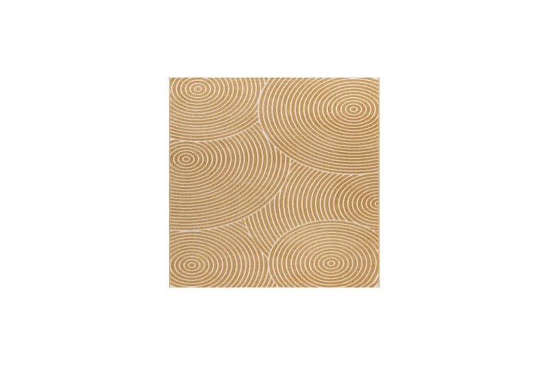 Wiltonteppe Hawaii Trend 240x240 cm, Gul, 240x240 cm, Gul