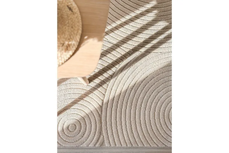 Wiltonteppe Hawaii Trend 240x240 cm, Lin, Linne - 240x240 cm, Lin, Linne - Tekstiler & tepper - Teppe & matte - Utendørs tepper