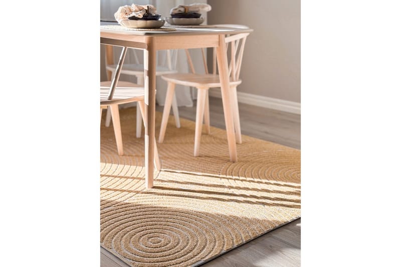 Wiltonteppe Hawaii Trend 280x280 cm, Gul - 280x280 cm, Gul - Tekstiler & tepper - Teppe & matte - Utendørs tepper
