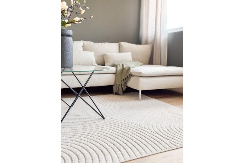 Wiltonteppe Hawaii Trend 280x280 cm, Krem - 280x280 cm, Krem - Tekstiler & tepper - Teppe & matte - Utendørs tepper