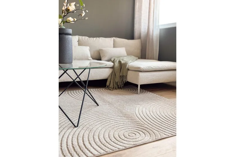Wiltonteppe Hawaii Trend 280x280 cm, Lin, Linne - 280x280 cm, Lin, Linne - Tekstiler & tepper - Teppe & matte - Utendørs tepper