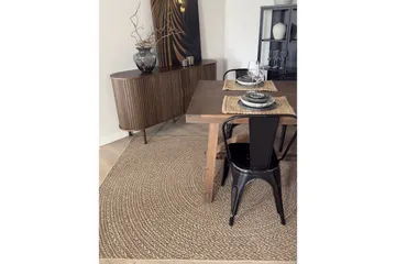 Wiltonteppe Natural Circle 200x290 cm - 200x290 cm - Tekstiler & tepper - Teppe & matte - Utendørs tepper