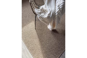 Wiltonteppe Natural Circle 240x340 cm - 240x340 cm - Tekstiler & tepper - Teppe & matte - Utendørs tepper